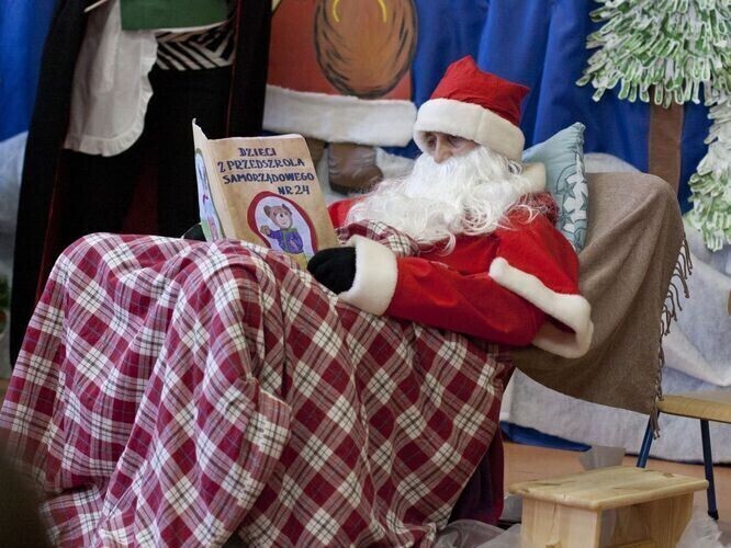 Mikołajki w przedszkolu przy ul. Topolowej