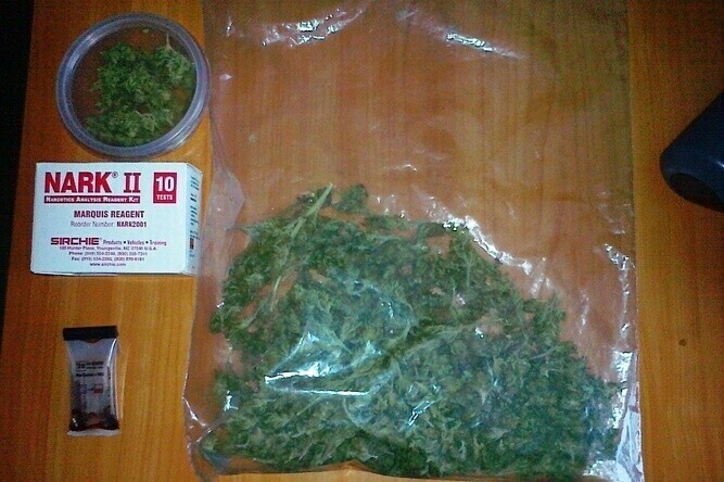 Wpadł z narkotykami podczas kontroli drogowej