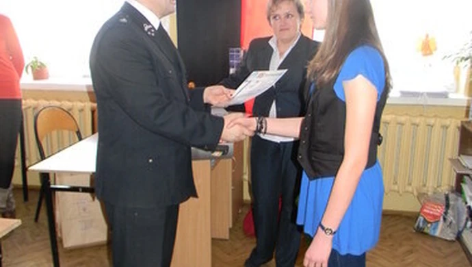 Gimnazjaliści testowani z pożarnictwa