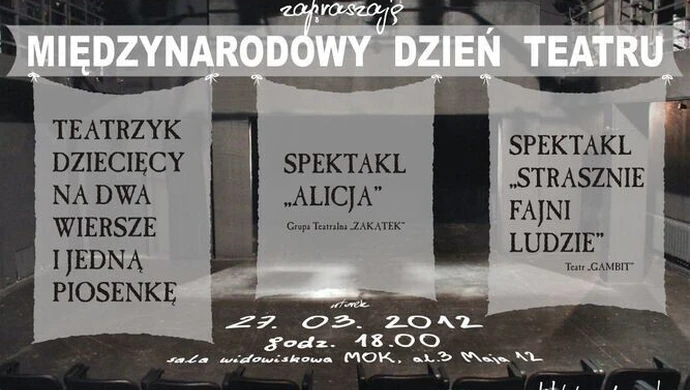 Międzynarodowy Dzień Teatru w MOK-u