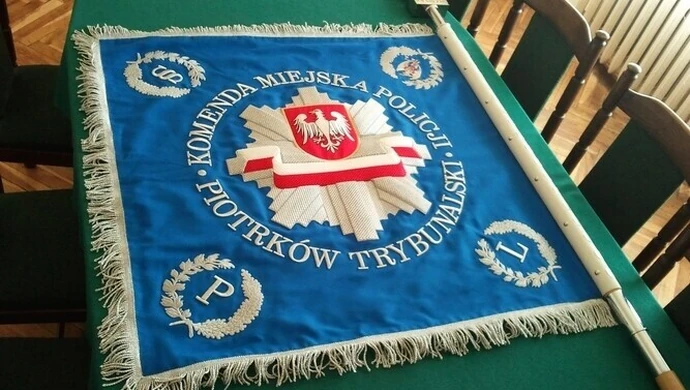 Piotrkowska policja doczekała się sztandaru