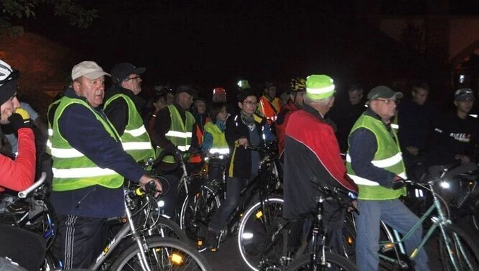 Rowerem po Piotrkowie&#8230; nocą