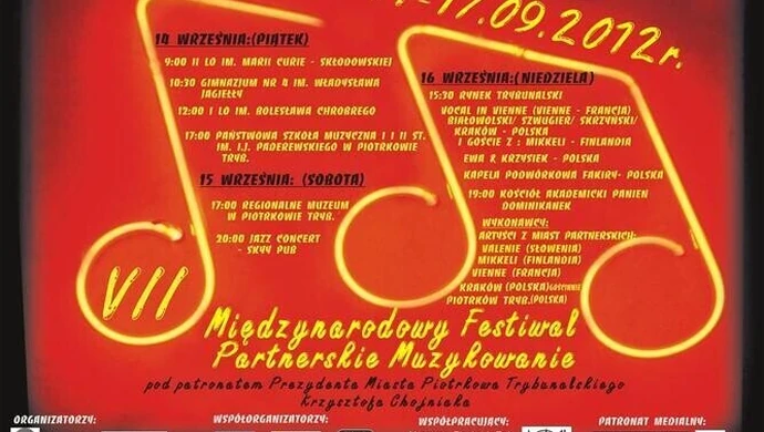 Partnerskie Muzykowanie zawita jutro do Piotrkowa