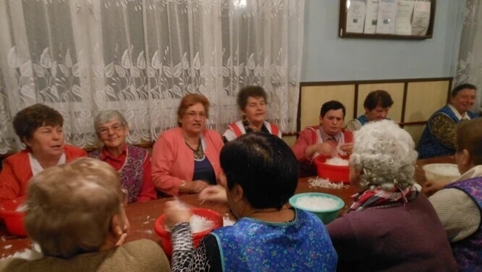 Kobiety darły pierze