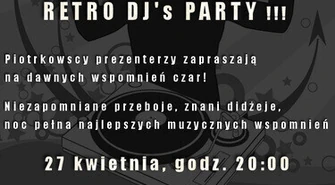 Insomnia: RETRO DJ'S PARTY po raz trzeci!