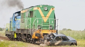 Przeprowadzili symulację wypadku kolejowego