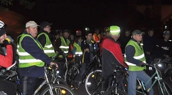 Rowerem po Piotrkowie… nocą