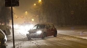 Opady śniegu sparaliżowały Piotrków
