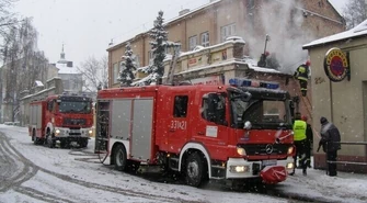 Pożar przy Wojska Polskiego – nikt nie ucierpiał