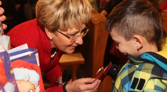 Serduszkowa choinka dla dzieci 