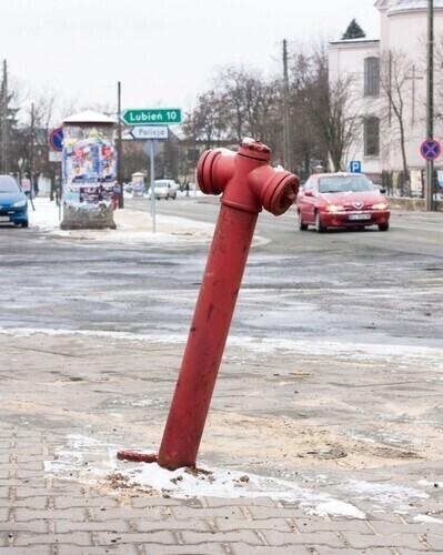 W razie pożaru po wodę do stawu