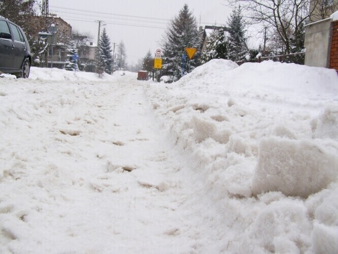 Które ulice w Piotrkowie są nieodśnieżone