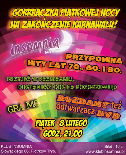 Gorączka piątkowej nocy w Insomni