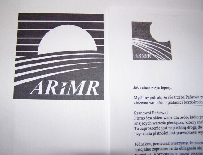 Uwaga rolnicy Oszuści podrabiają pisma ARiMR