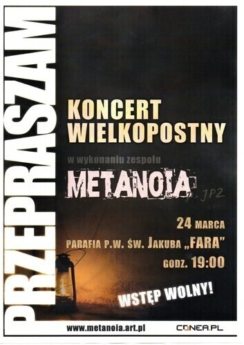 Metanoia zaśpiewa pieśni wielkopostne