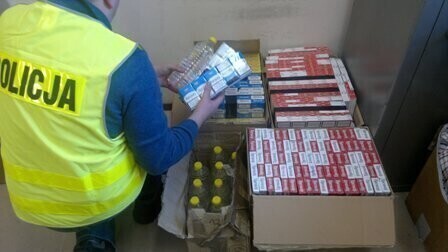 Region Szmuglował papierosy i alkohol