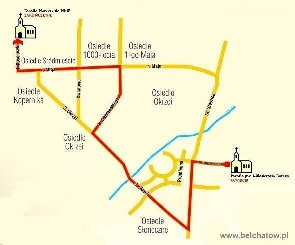 Droga Krzyżowa ulicami Bełchatowa