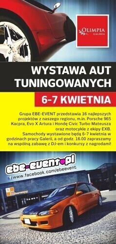 Zdjęcie 1: Wystawa aut tuningowanych w Galerii Olimpia