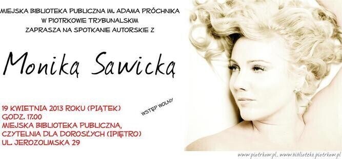 Spotkanie autorskie z Moniką Sawicką w Bibliotece