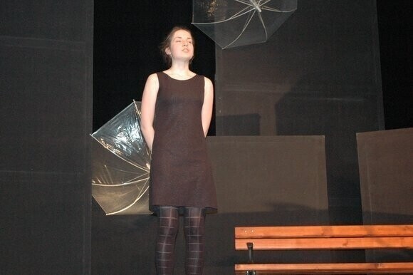 Gimnazjaliści z Wolborza recytują