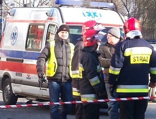 Na krajowej ósemce zapalił się TIR