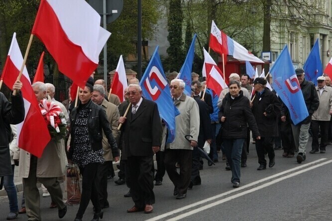 Lewica maszerowała ulicami Piotrkowa
