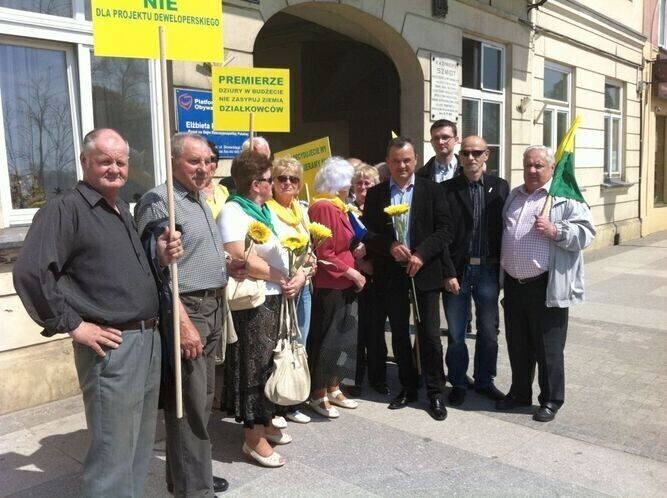 Działkowcy z Piotrkowa znów protestują