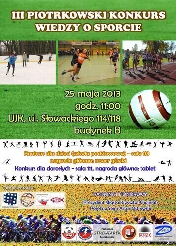 III Piotrkowski Konkurs Wiedzy o Sporcie