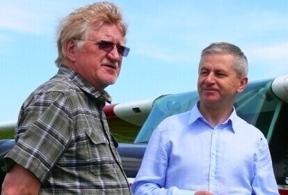 Prezes Aeroklubu Polskiego z wizytą w Piotrkowie