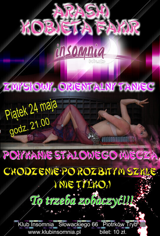 Zdjęcie 2: Kobieta fakir w klubie Insomnia!