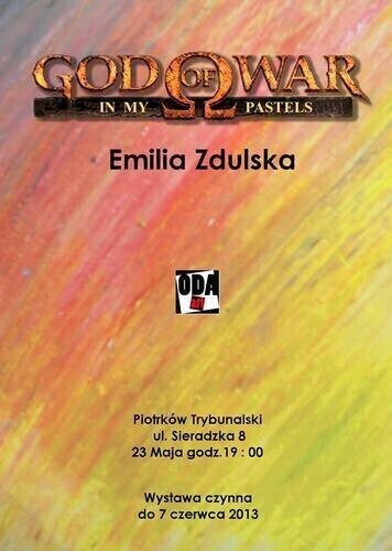 Wystawa God of War in my pastels