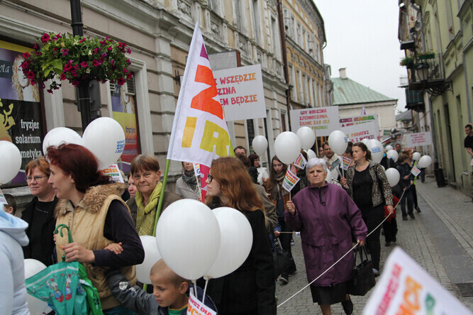 Maszerowali dla życia i rodziny