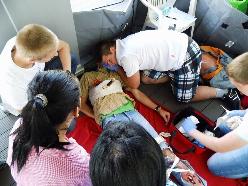 Zdjęcie 4: Sprawdzali, kto najlepiej udzielał pomocy