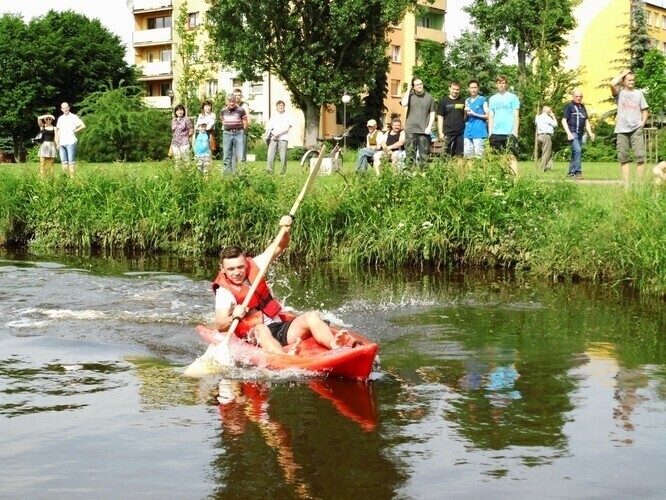 Pierwsze mistrzostwa w kajakarstwie górskim na Rakówce