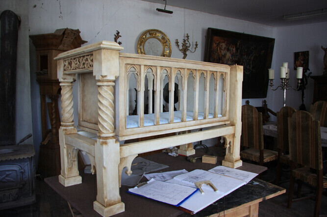 Wyrzeźbił kołyskę dla przyszłego króla Anglii