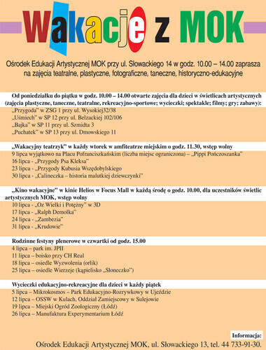 Zdjęcie 1: Wakacje 2013 w mieście