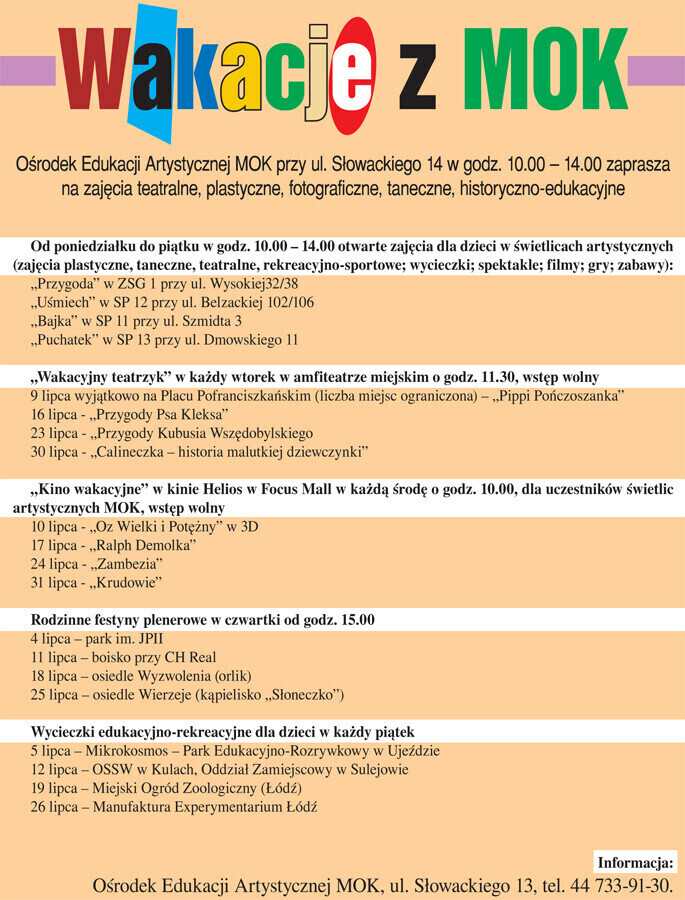 Zdjęcie 2: Wakacje 2013 w mieście