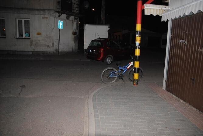 Kursant nauki jazdy potrącił rowerzystę