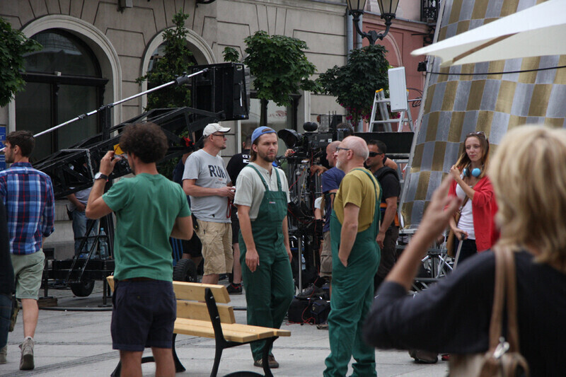 Zdjęcie 2: W Rynku Trybunalskim kręcą reklamę