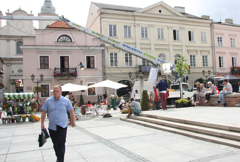 Zdjęcie 4: W Rynku Trybunalskim kręcą reklamę