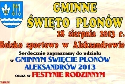 Dożynki w Aleksandrowie już 18 sierpnia