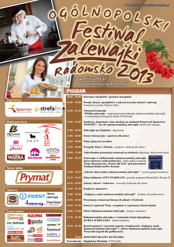 Zdjęcie 2: Radomsko: Już wkrótce kolejny Festiwal Zalewajki