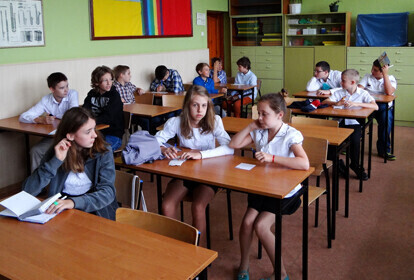 Zdjęcie 1: Uczniowie rozpoczęli rok szkolny 2013/2014