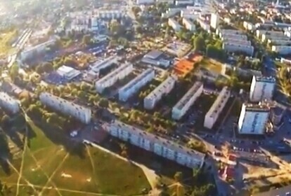 Zdjęcie 1: Radomsko z lotu ptaka 