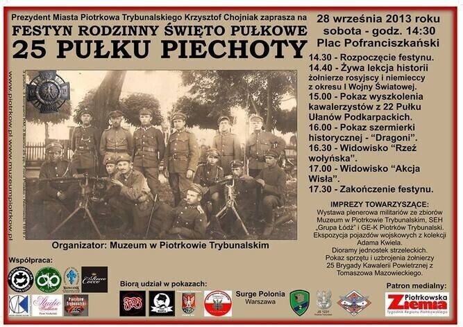 Święto pułkowe 25 Pułku Piechoty