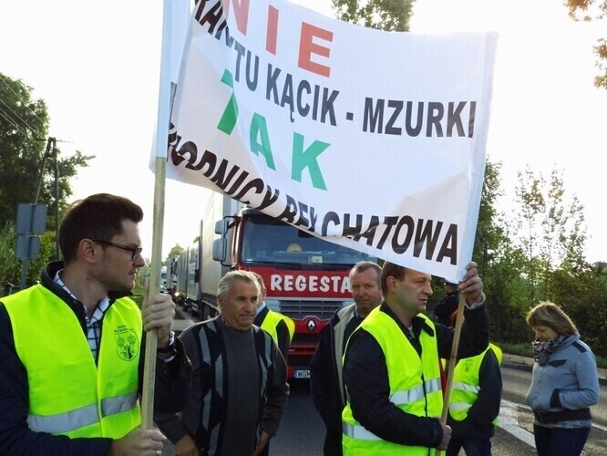 Starosta zablokował drogę