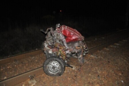 Zdjęcie 2: Tragedia na torach, nie żyje kierowca