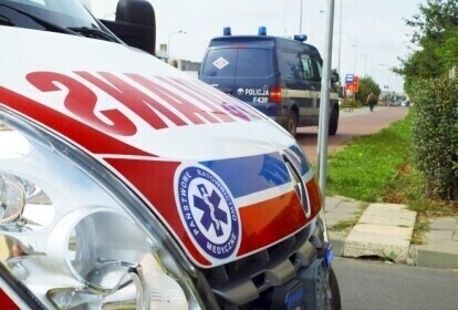 Nie ustąpił pierwszeństwa. Kierowca w szpitalu