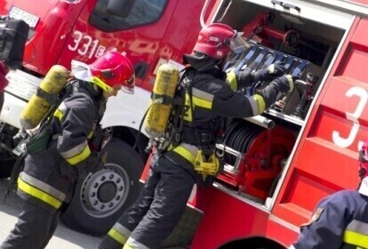 Zdjęcie 1: Dwa pożary na terenie gminy Sulejów