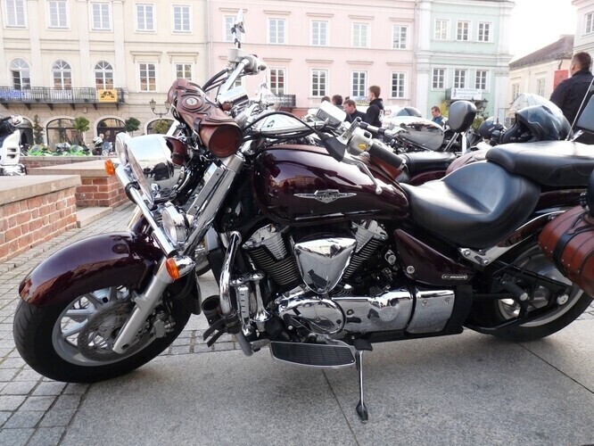 Motocyklowa parada na zakończenie sezonu